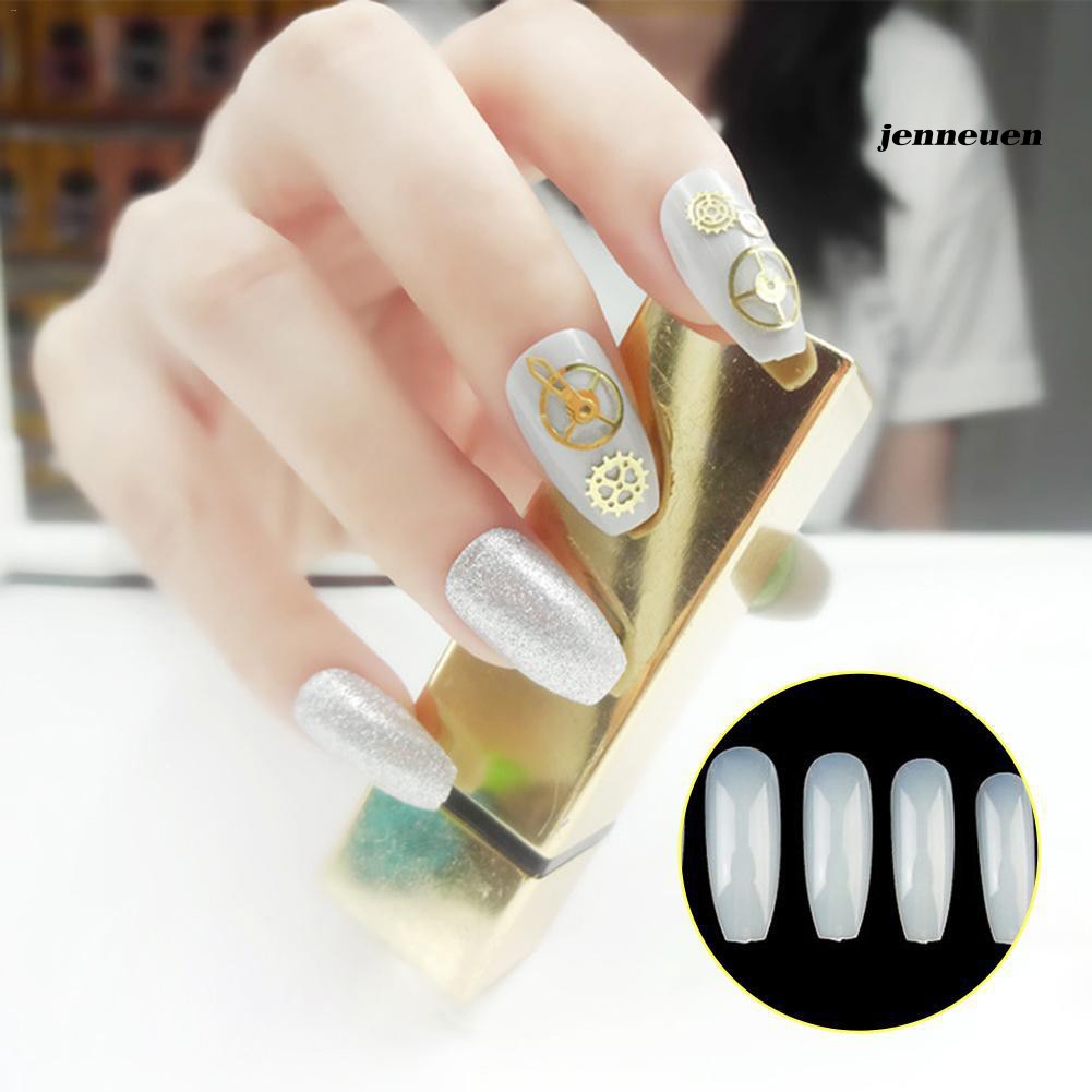 Set 100 móng tay giả tạo nhiều kiểu móng trang trí xinh xắn thời trang