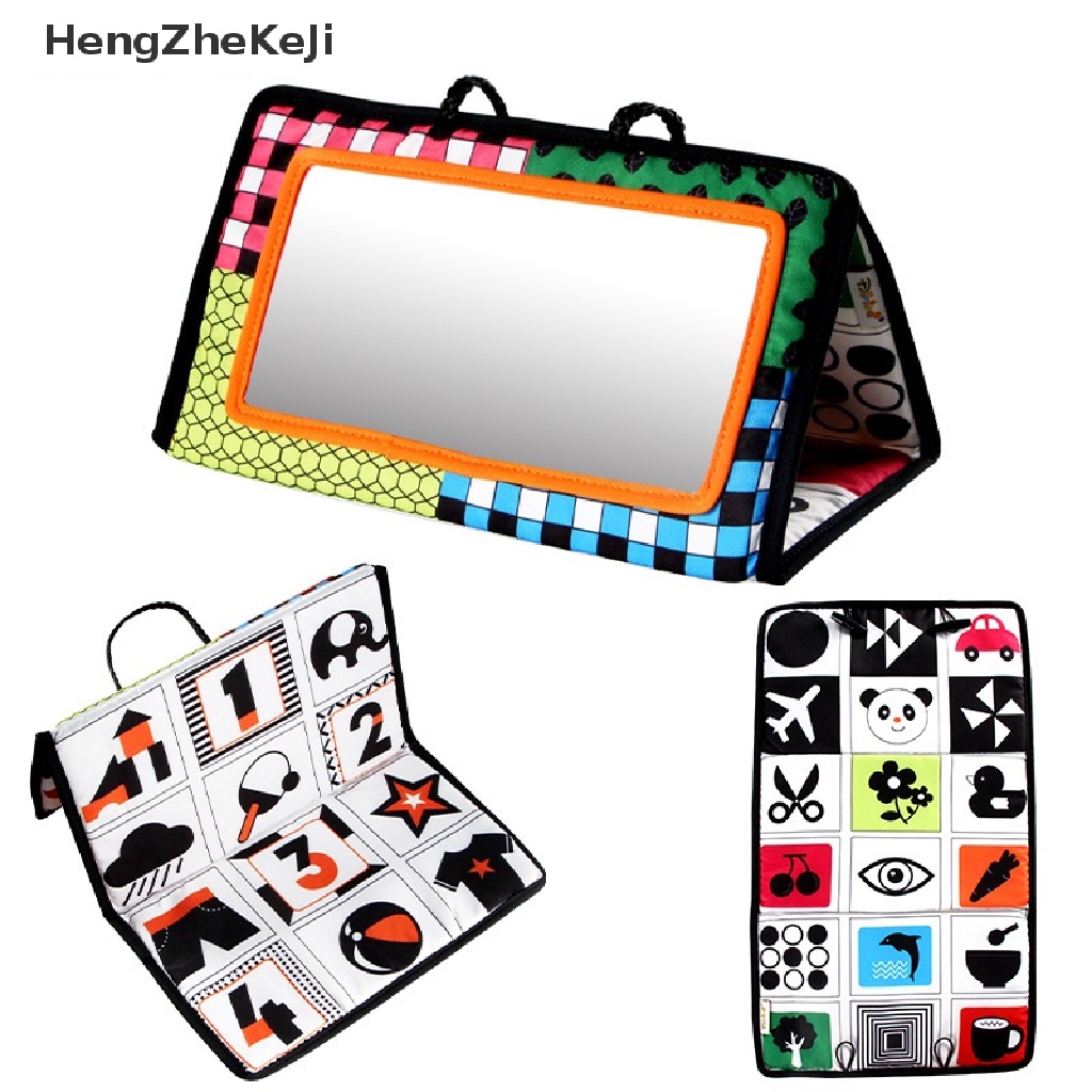 Tummy Time Floor Mirror Developmental Baby Mirror Tummy Time Toys Activity Hhe