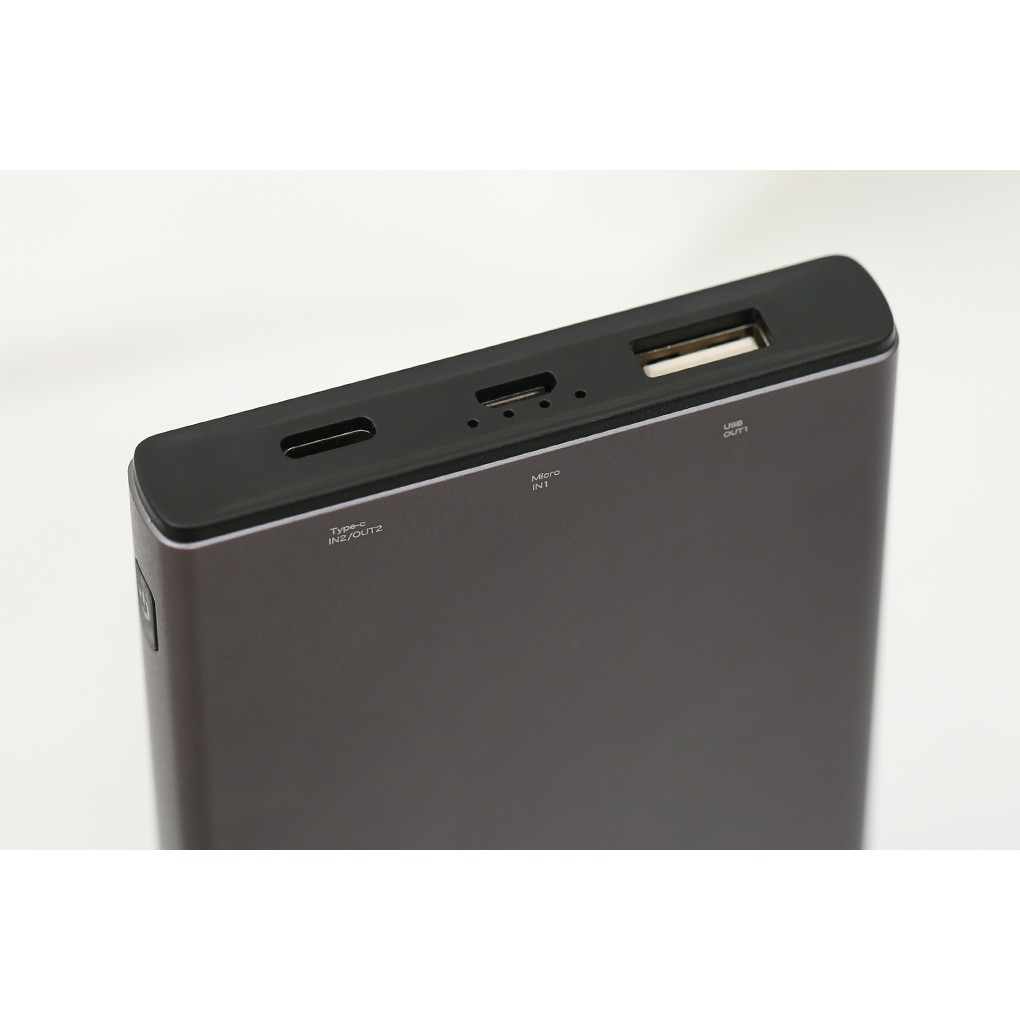 Pin sạc dự phòng Polymer 10.000 mAh Xmobile Atela 10 Nhôm Xám