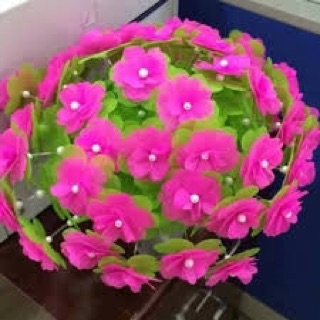 Hoa lụa cánh tròn