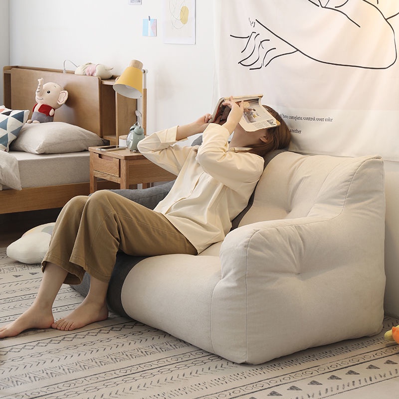 Ghế sofa lười tatami bean bag phòng ngủ ♤❍Ghế sofa lười tatami đôi căn hộ nhỏ cho thuê nhà bean bag cô gái net người nổi