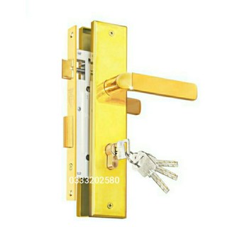 Khoá 04175 cửa đi inox mạ vàng Việt Tiệp