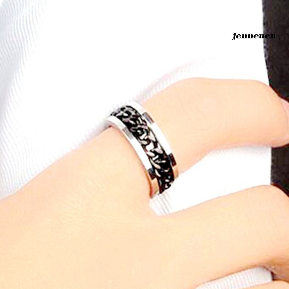 Nhẫn Mở Nắp Chai Bia Phối Dây Xích Xoay Bằng Chất Liệu Thép Không Gỉ