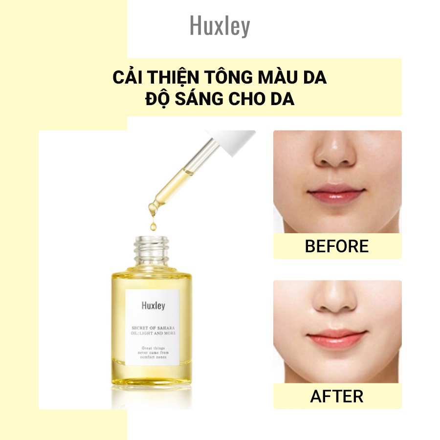 Tinh Chất Dưỡng Ẩm Huxley Secret Of Sahara Oil Light And More 30ml