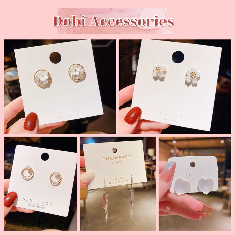 Bông Tai Hoa Tai Bạc 925 Không Gỉ Hình Hoa Thời Trang Phong Cách Hàn Quốc Hot Trend 2022 Dobi B14