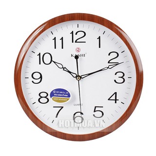 Đồng hồ treo tường Kashi K81 cao cấp tặng pin Panasonic