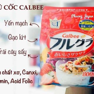 NGŨ CỐC CALBEE NHẬT BẢN  800g