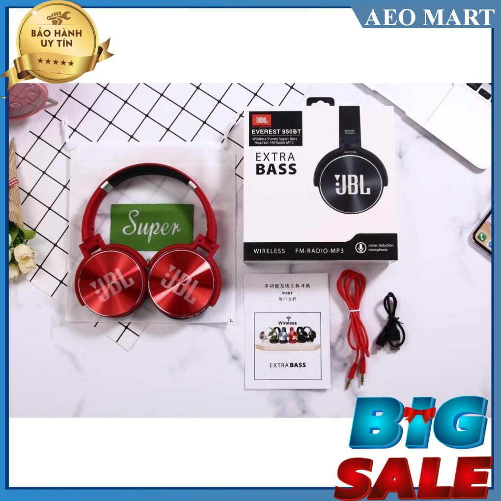 Big sale -  Tai nghe bluetooth,Tai nghe JB950 - Có micro đàm thoại, chế độ gọi rảnh tay