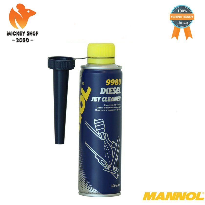 [Pro] Súc Rửa Béc Phun Dầu Diesel MANNOL 9980 – 300ML Diesel Jet Cleaner, Hàng Đức Chính Hãng – Mickey2020shop