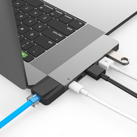 Cổng chuyển HyperDrive NET 6 in 2 USB-C HUb -GN28N