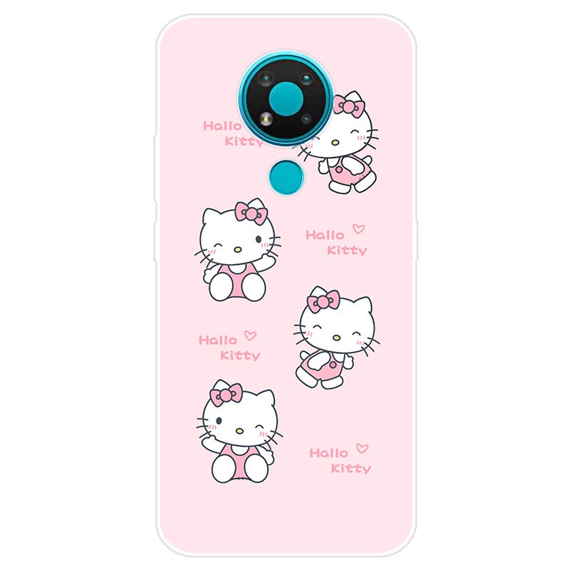 Ốp điện thoại TPU dẻo in hoạt hình dễ thương cho Nokia 3.4
