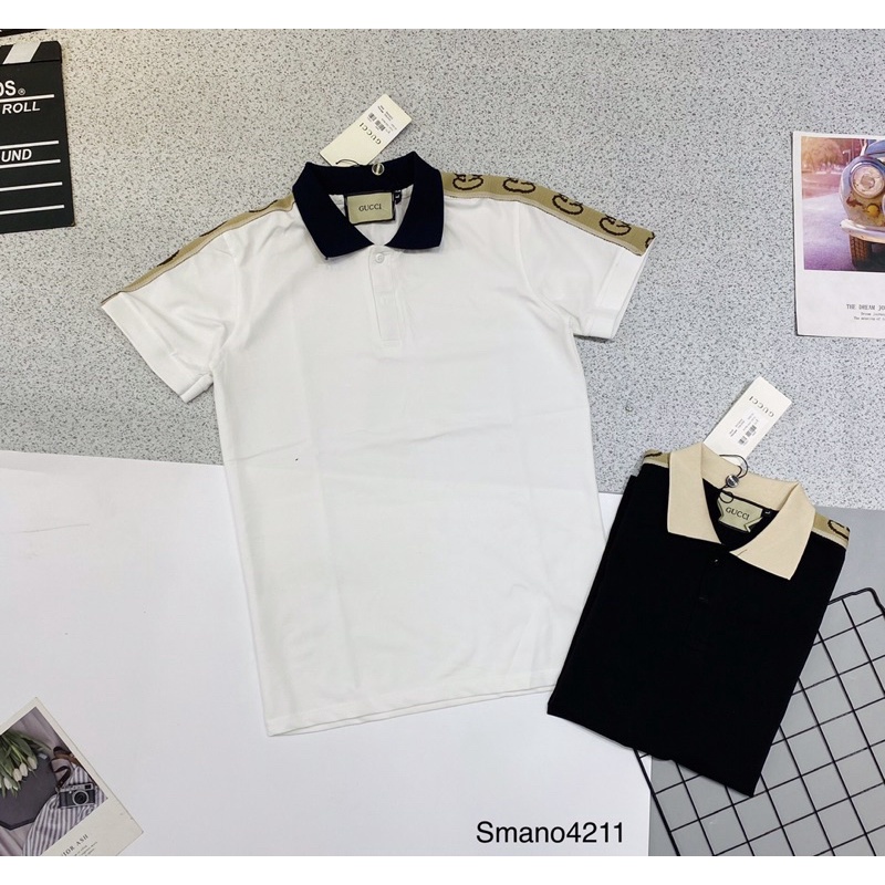 🔥HOT🔥ÁO POLO NAM,NỮ PHỐI TAY HOẠ TIẾT GUCCI HOT TREND 2022,KÈM VIDEO ẢNH THẬT | BigBuy360 - bigbuy360.vn