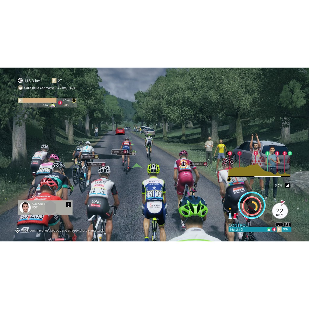 Đĩa game Le tour de France 2018 dành cho máy PS4/PS5
