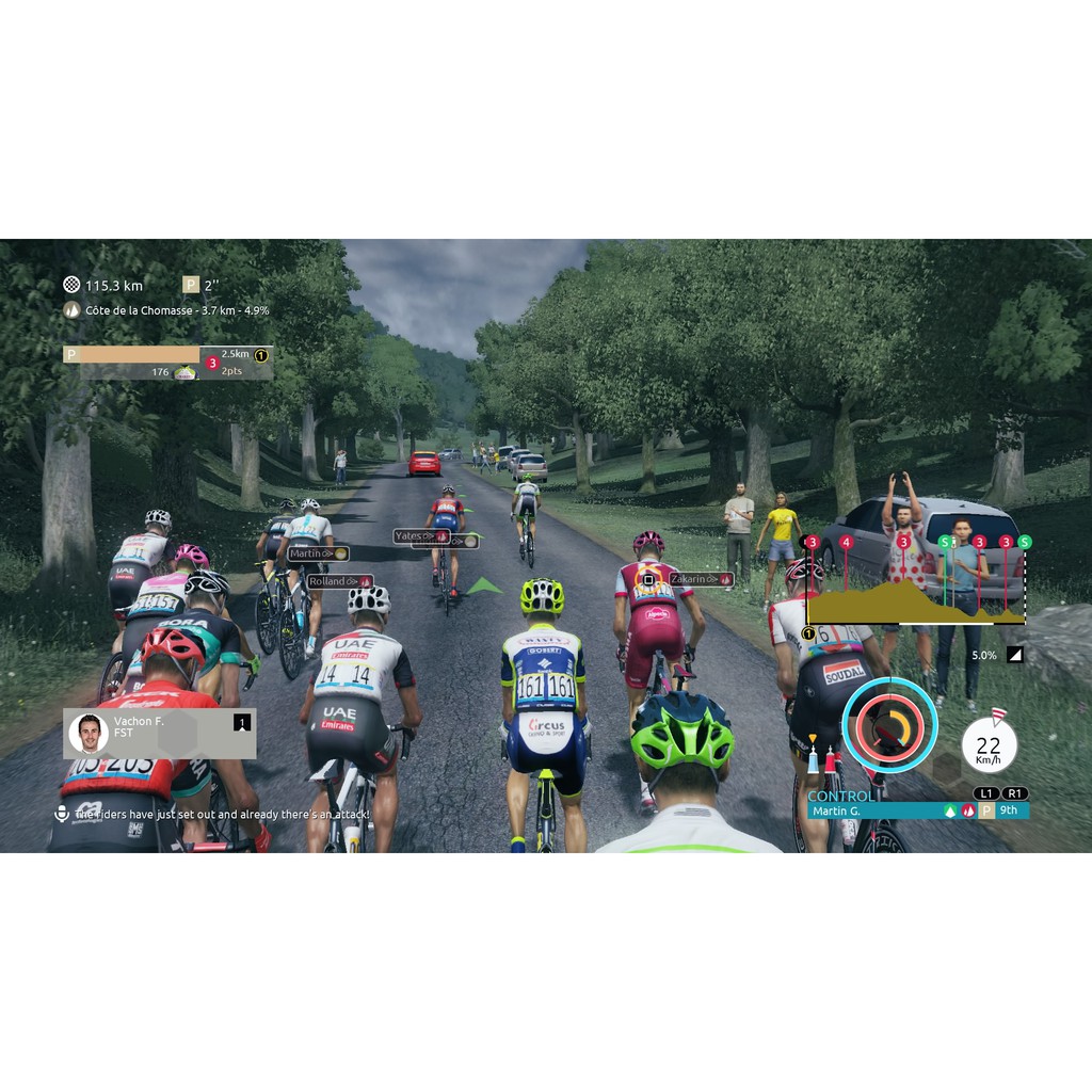 [Mã SKAMSALE03 giảm 10% đơn 200k] Đĩa game Le tour de France 2018 dành cho máy PS4/PS5