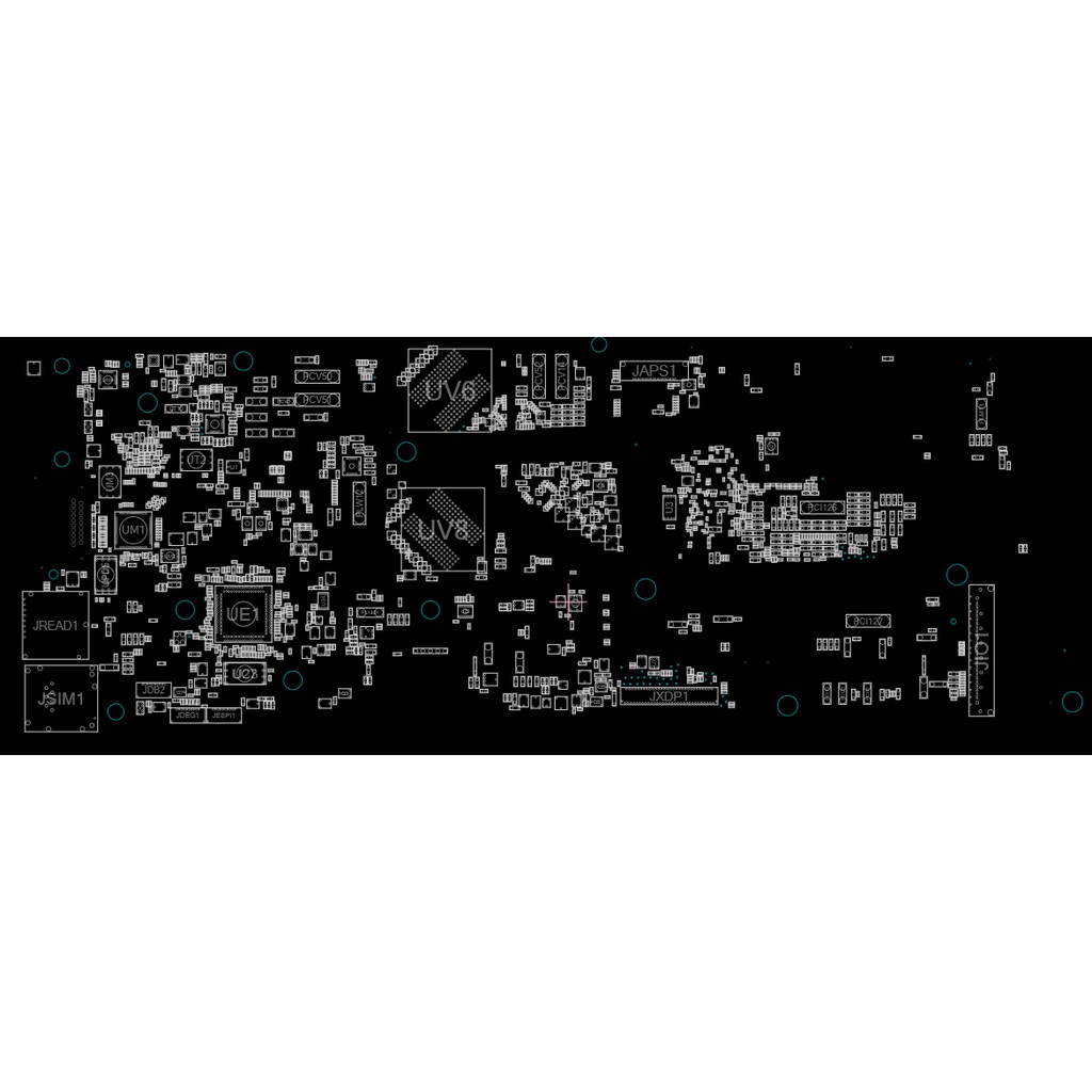 Sơ đồ mạch Boardview Dell Inspiron 7490 Compal LA-H451P EDW40 Rev 1.0 (A00)