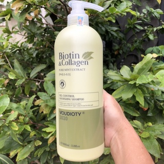 Dầu gội Biotin & Collagen New Oil Control kích thích mọc tóc,kiềm dầu mượt tóc 1000ml