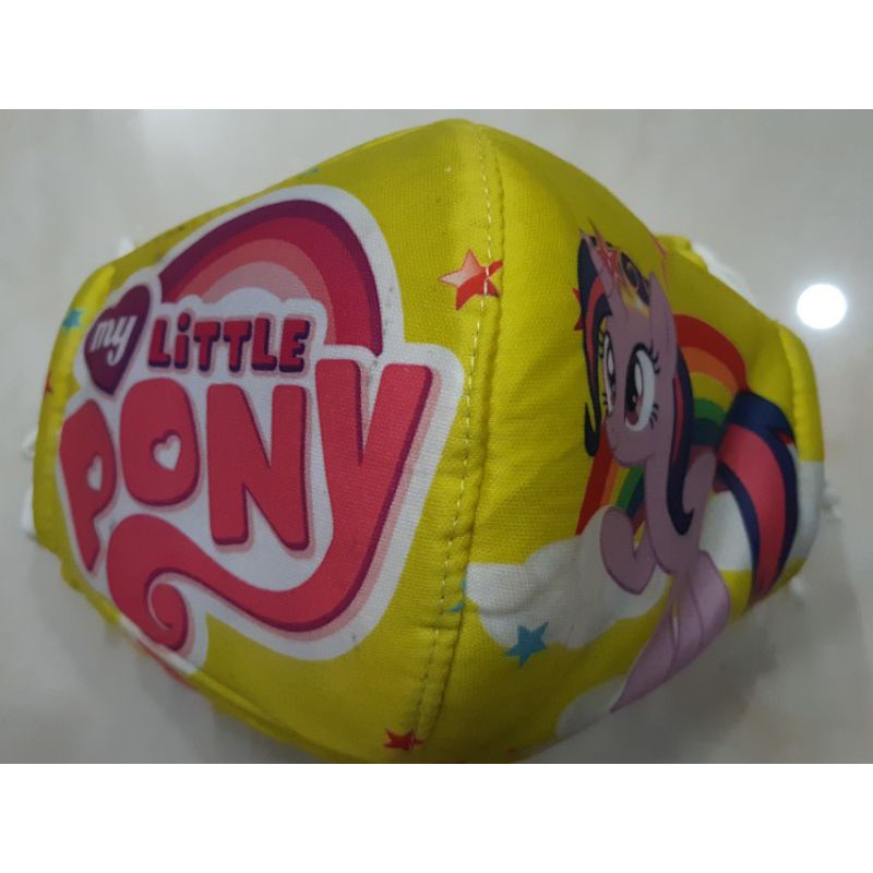 Khẩu trang trẻ em pony mickey cars lọ lem