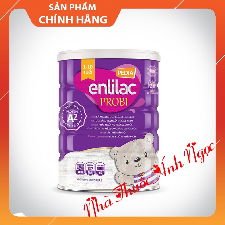 Sữa Enlilac Probi Protein A2 Pedia 400g, 900g - giúp cải thiện biếng ăn tăng sức đề kháng, chiều cao, phát triển trí não