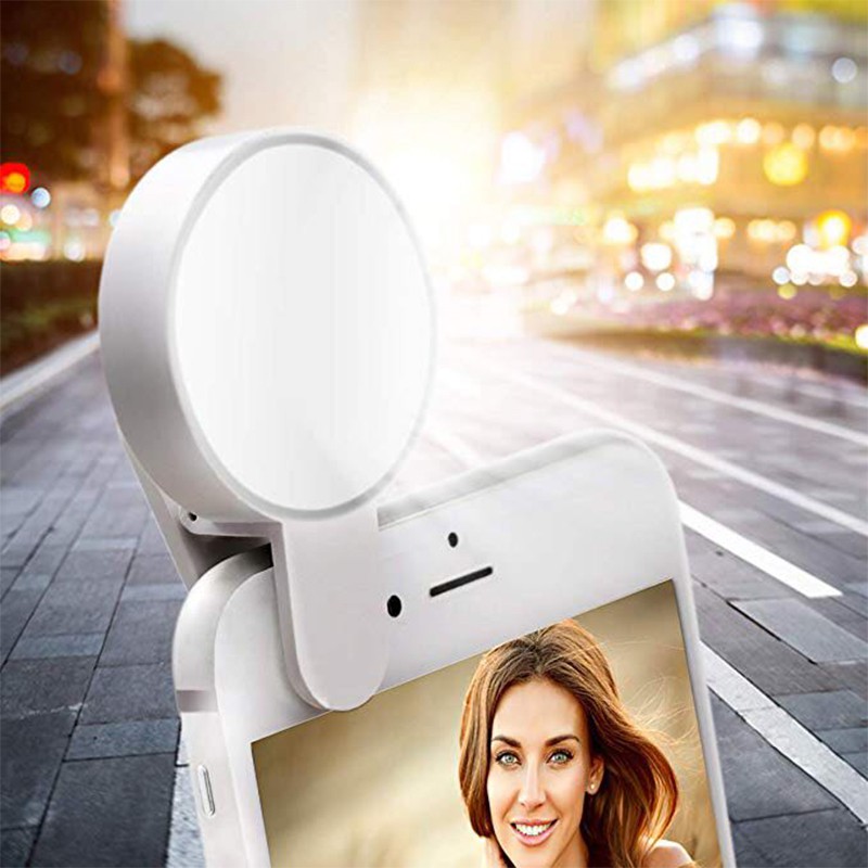 Đèn Led 9 Bóng Gắn Điện Thoại Hỗ Trợ Chụp Ảnh Selfie