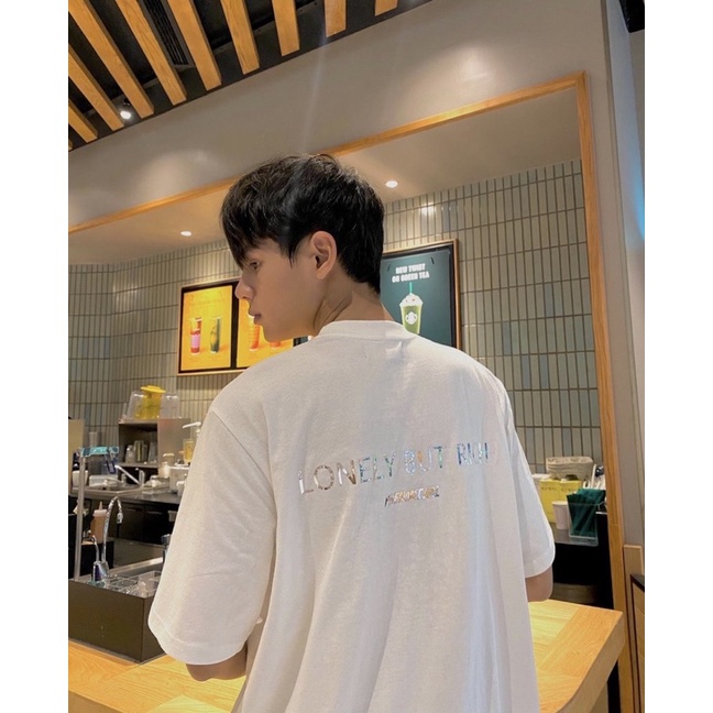 ÁO THUN UNISEX PHENOMENAL *ĐỘC QUYỀN PHENOMENAL- LONELY BUT RICH WHITE