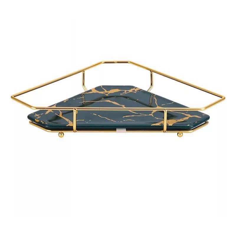 Khay Sứ Vân Cẩm Đá Thạch Đề Đồ Nhà Tắm Đa Năng Decor Phòng Tắm Khách Sạn Sang Trọng