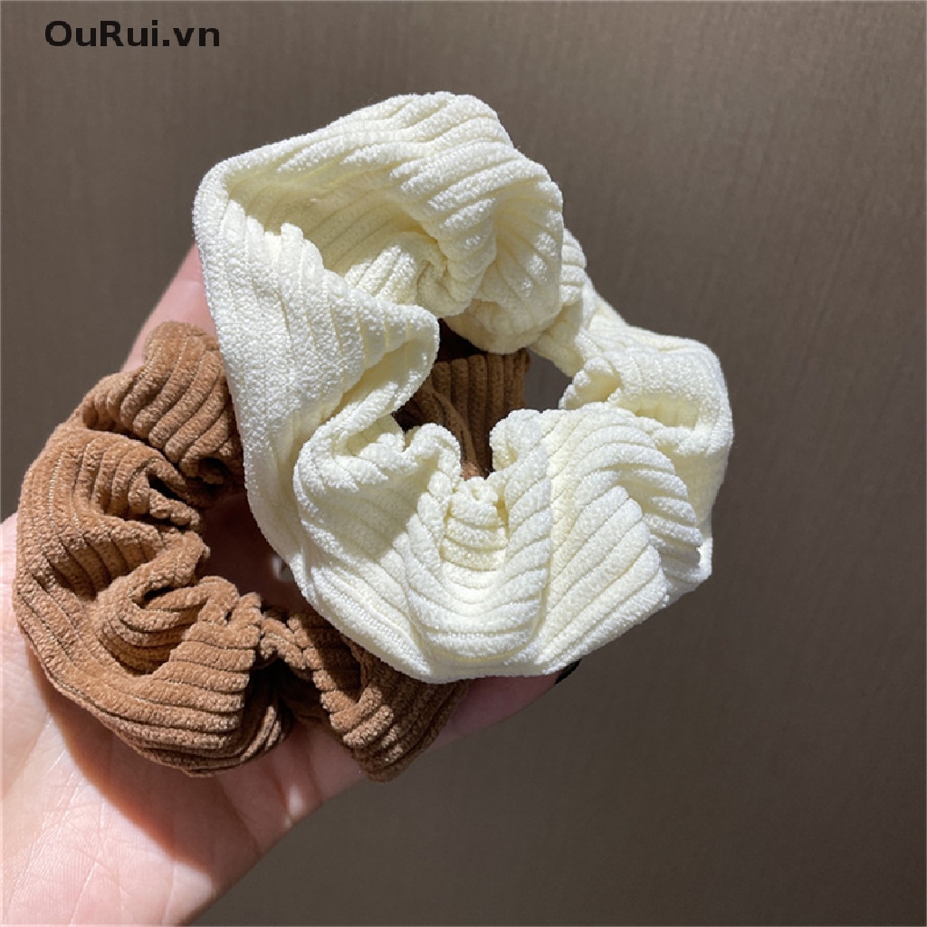 Dây Cột Tóc Nhung Co Giãn Màu Sắc Ngọt Ngào Cho Nữ