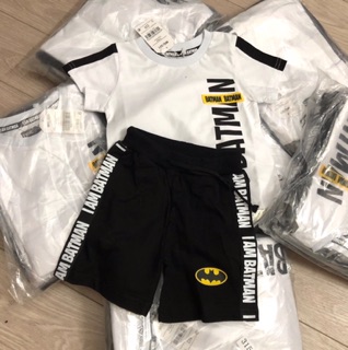 Bộ Next Batman bé trai đen trắng