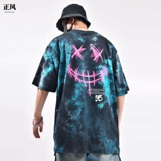 🔥Áo thun loang xanh unisex in hình sau lưng cực chất🔥