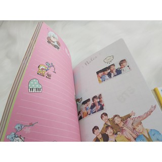[ Hàng Có Sẵn ] Note Book BTS