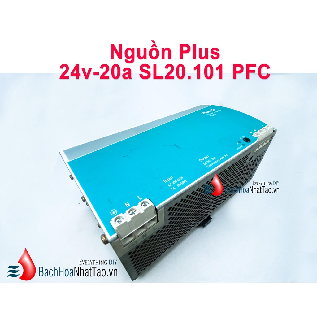 Nguồn tổ ong PLUS 24-20a 480w PFC Dạng DIN