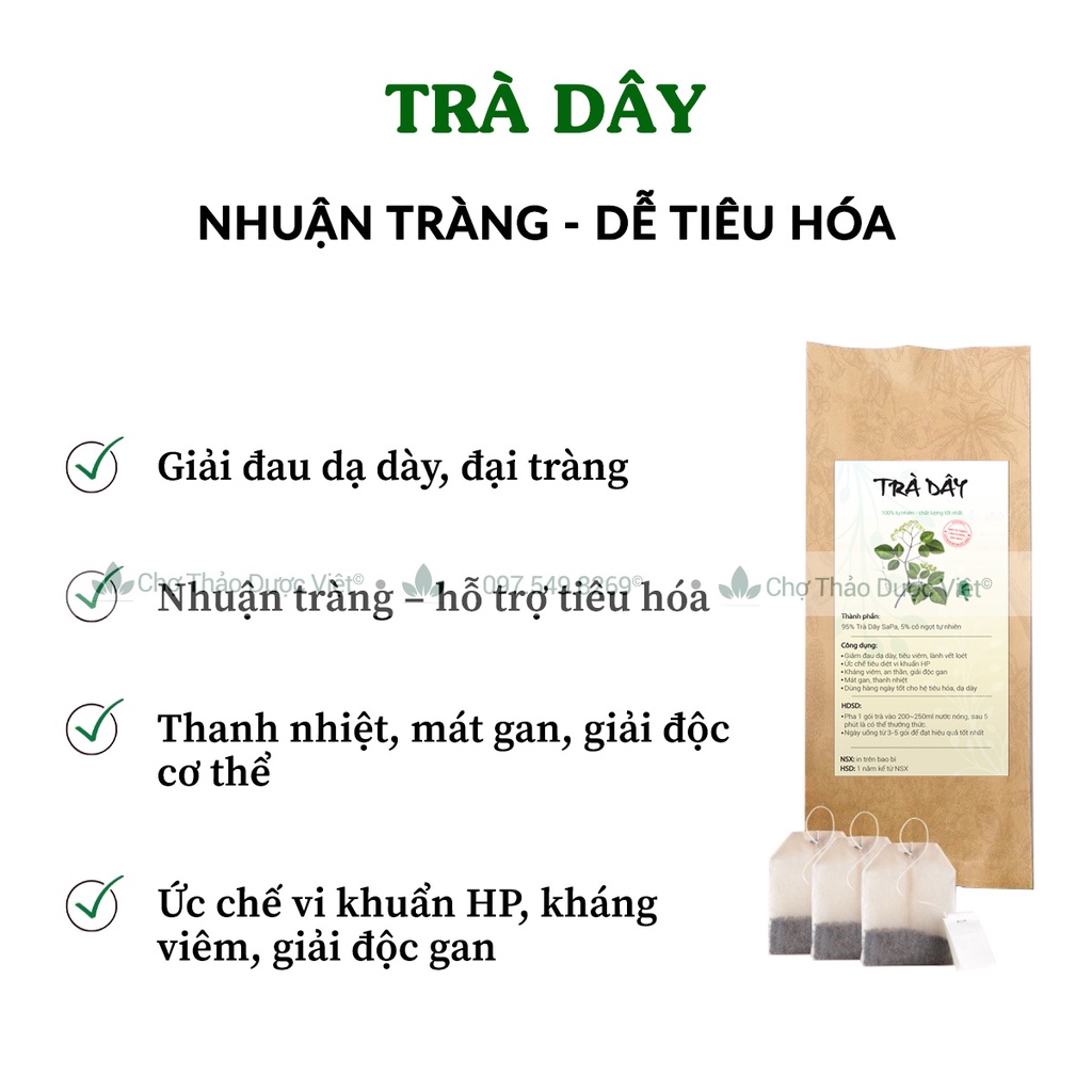 Trà dây túi lọc  - Chợ Thảo Dược Việt