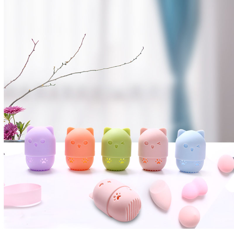 Hộp Đựng Phơi Khô Mút Trang Điểm Tiện Dụng