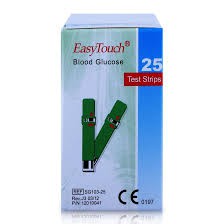 Que Thử Tiểu Đường Cho Máy Đo Easy Touch GCU ET322 (25 Que)