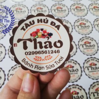 Tem decal sữa 3 mét