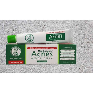 Kem Ngừa Mụn Sưng Đỏ Và Đau Rohto Acnes Medical Cream