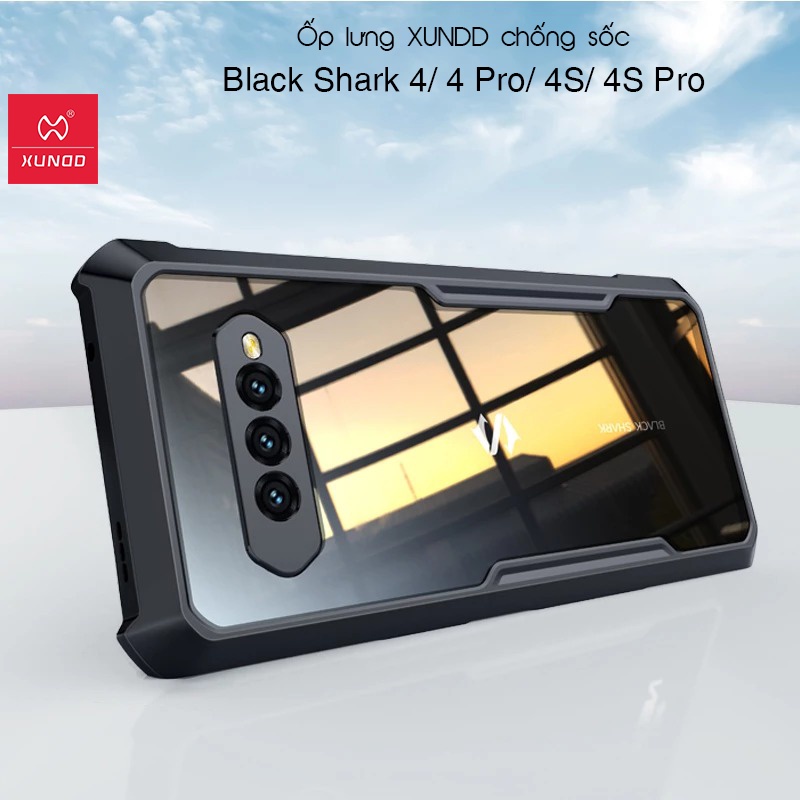 Ốp lưng XUNDD Black Shark 4 / 4 Pro / 4S / 4S Pro / 5 RS- Mặt lưng trong, Viền TPU, Chống sốc