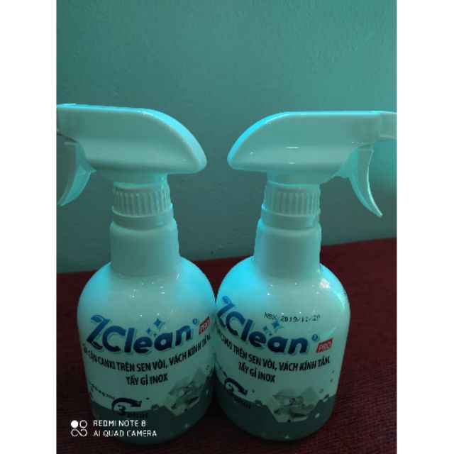 SIÊU TẨY CAN XI TRÊN VÒI SEN VÀ VÁCH KÍNH NHÀ TẮM ZCLEAN