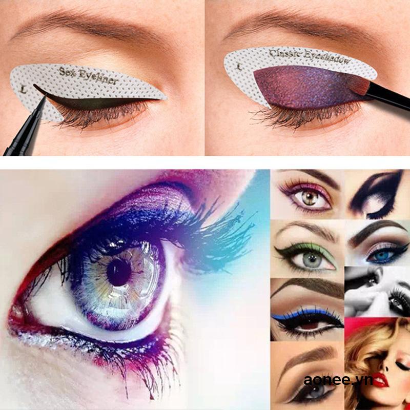 ✨✨Khuôn kẻ mắt/đánh phấn mắt an toàn tiện dụng cho nữ