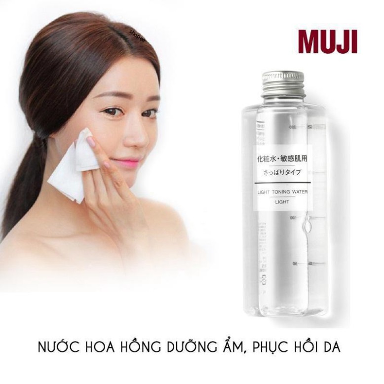 [gg2] NƯỚC HOA HỒNG MUJI - NHẬT BẢN cao cấp ko màu, ko mùi, ko cồn, ko dầu khoáng