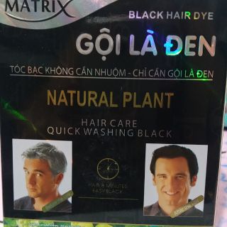 Dầu gội MATRIX gội là đen