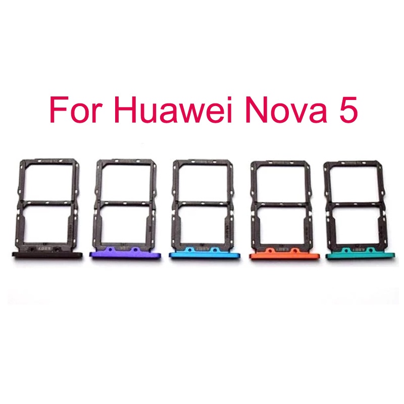 Khay Đựng Thẻ SIM Điện Thoại Cho Huawei Nova 5T 5Z 5 Pro 5i Pro Honor 20