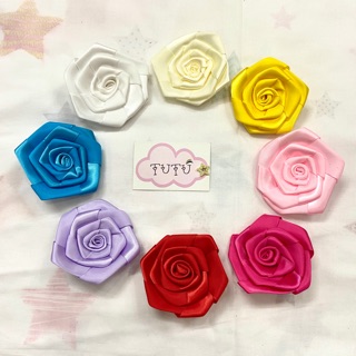 Hoa hồng cuốn satin kích thước 7cm