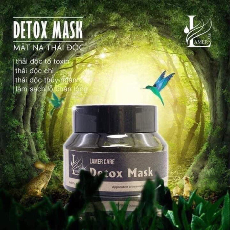 [tặng 1 nạ thủy tinh glutathione] Mặt Nạ Thải Độc Da DrLacir - detox mask dr.lacir