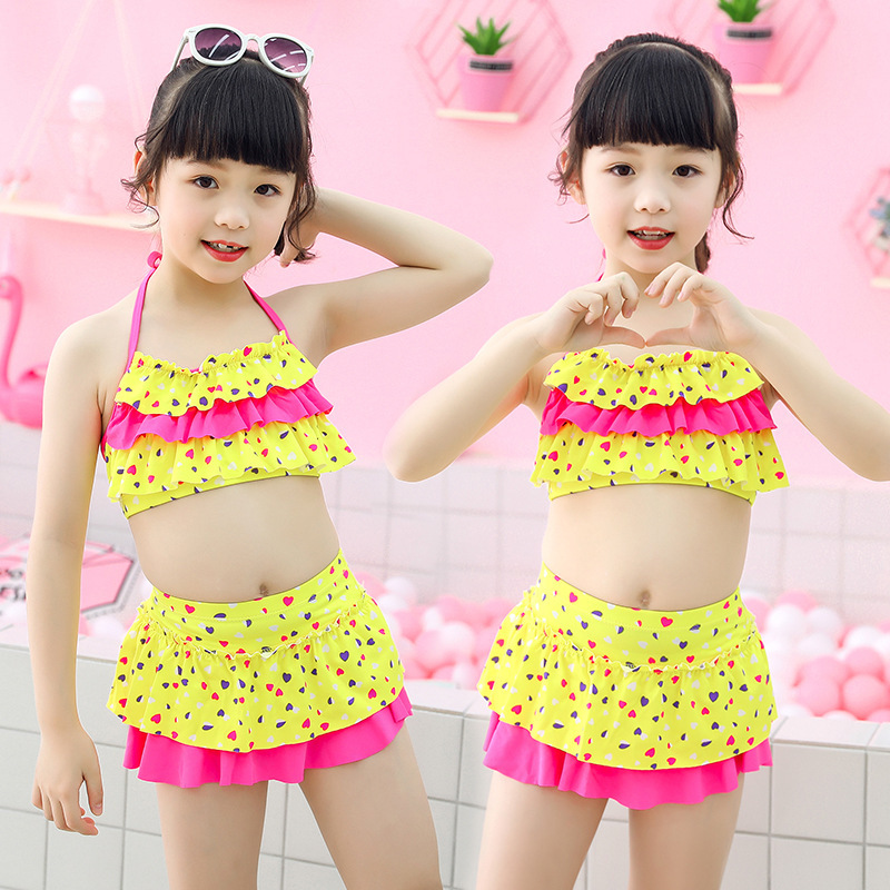 Đồ Bơi Cho Bé Gái - Bikini 2 Mảnh Dễ Thương Đi Biển Cho Bé