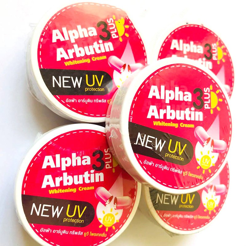 [ NEW HOT ] Kem kích trắng da chống nắng Alpha Arbutin 3 Plus New UV 50 Gr [ Hàng Thái Chuẩn ]