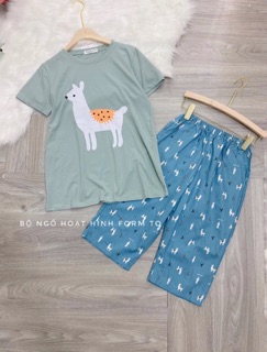 Bộ mặc nhà quần ngố