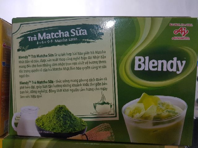 TRÀ SỮA Matcha BLENDY NHẬT AJINOMOTO 170G | BigBuy360 - bigbuy360.vn