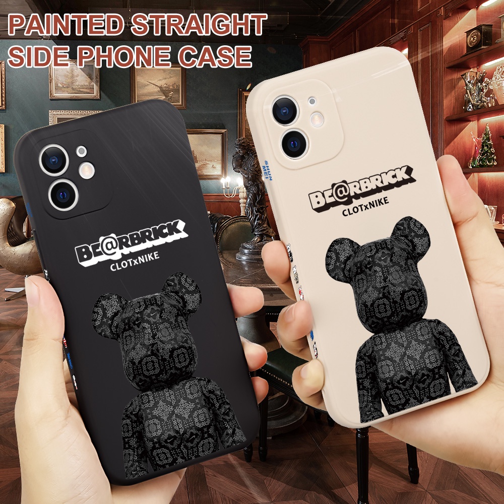 Ốp điện thoại dẻo in họa tiết gấu Kaws Bearbrick Cho Compatible for iPhone 7 8 Plus 13 11 12 Pro Max XS Max X XR 6S 6 Plus SE 2020