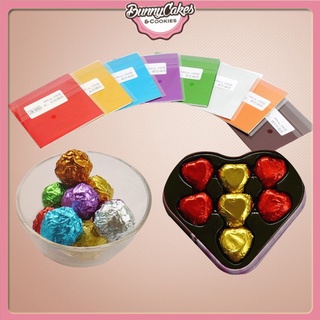 ✿✿✿Giấy Bạc Bọc Kẹo Socola 10*10cm (Tập 100 chiếc)✿✿✿