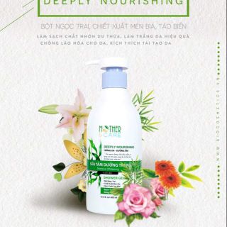 Sữa tắm dưỡng trắng toàn thân  Mother & care giúp bạn có được làn da trắng sáng